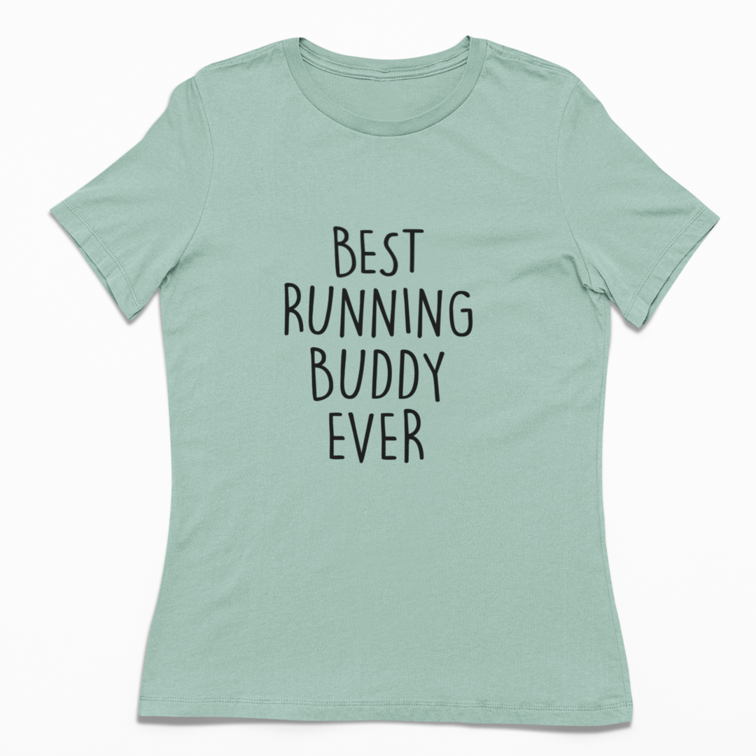 Best Running Buddy Ever | Damen Premium Organic T-Shirt