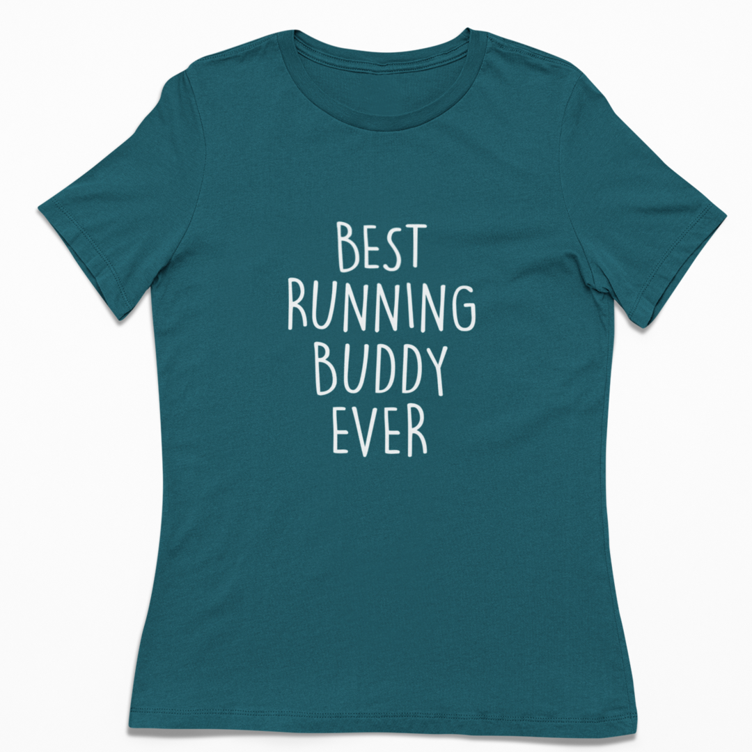 Best Running Buddy Ever | Damen Premium Organic T-Shirt