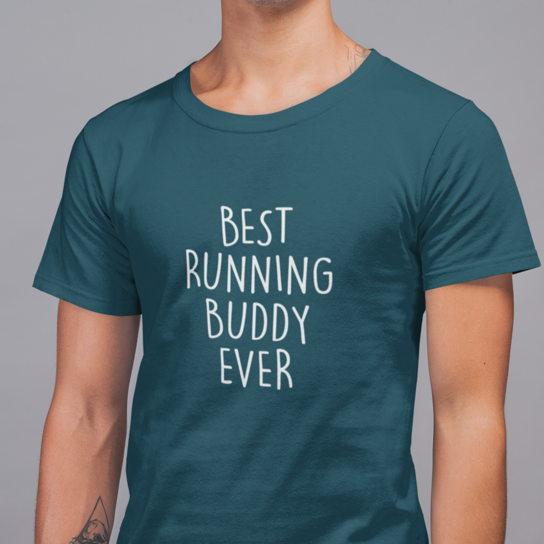 Best Running Buddy Ever | Herren 100 % Bio T-Shirt