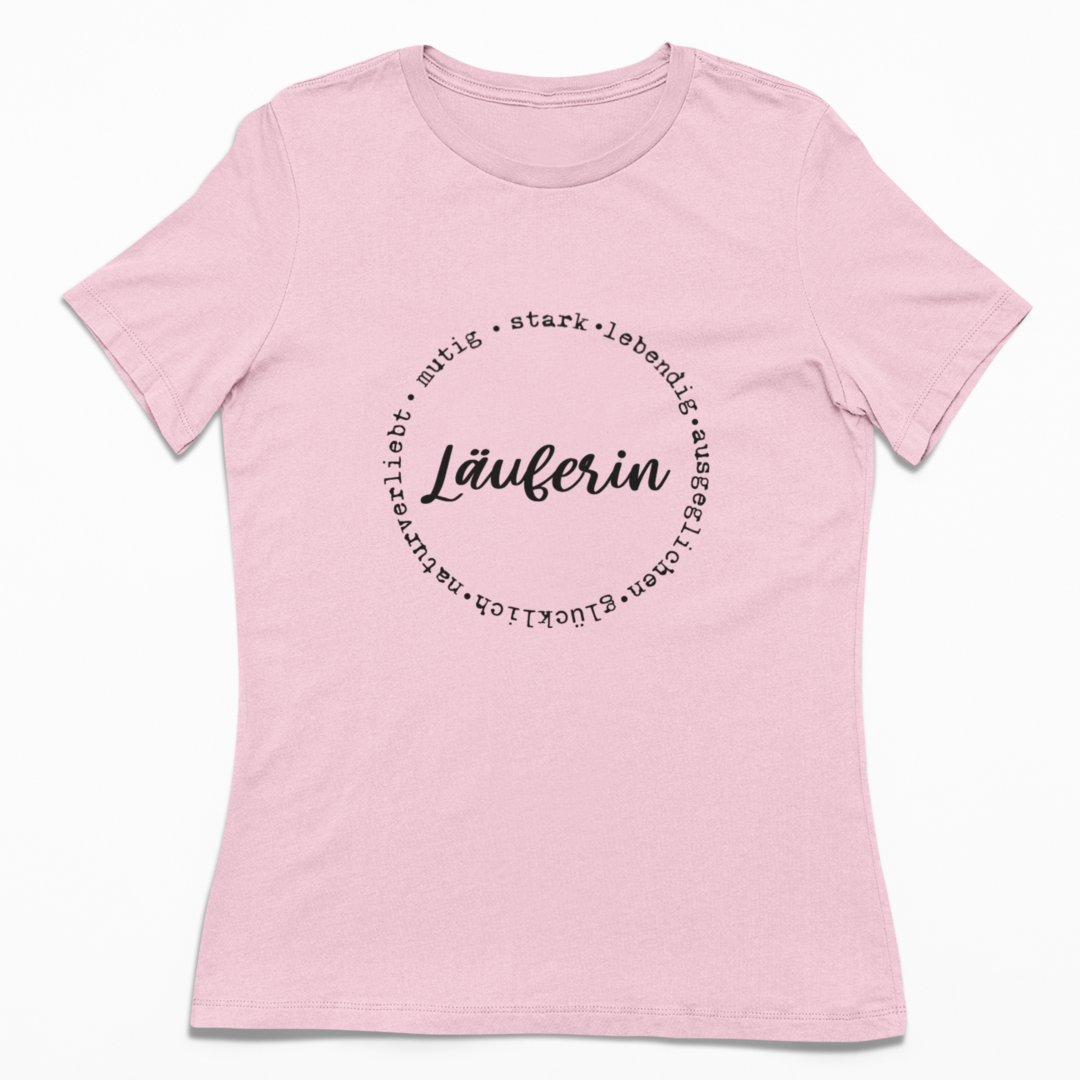 Läuferin | Damen 100% Bio T-Shirt (tailliert)