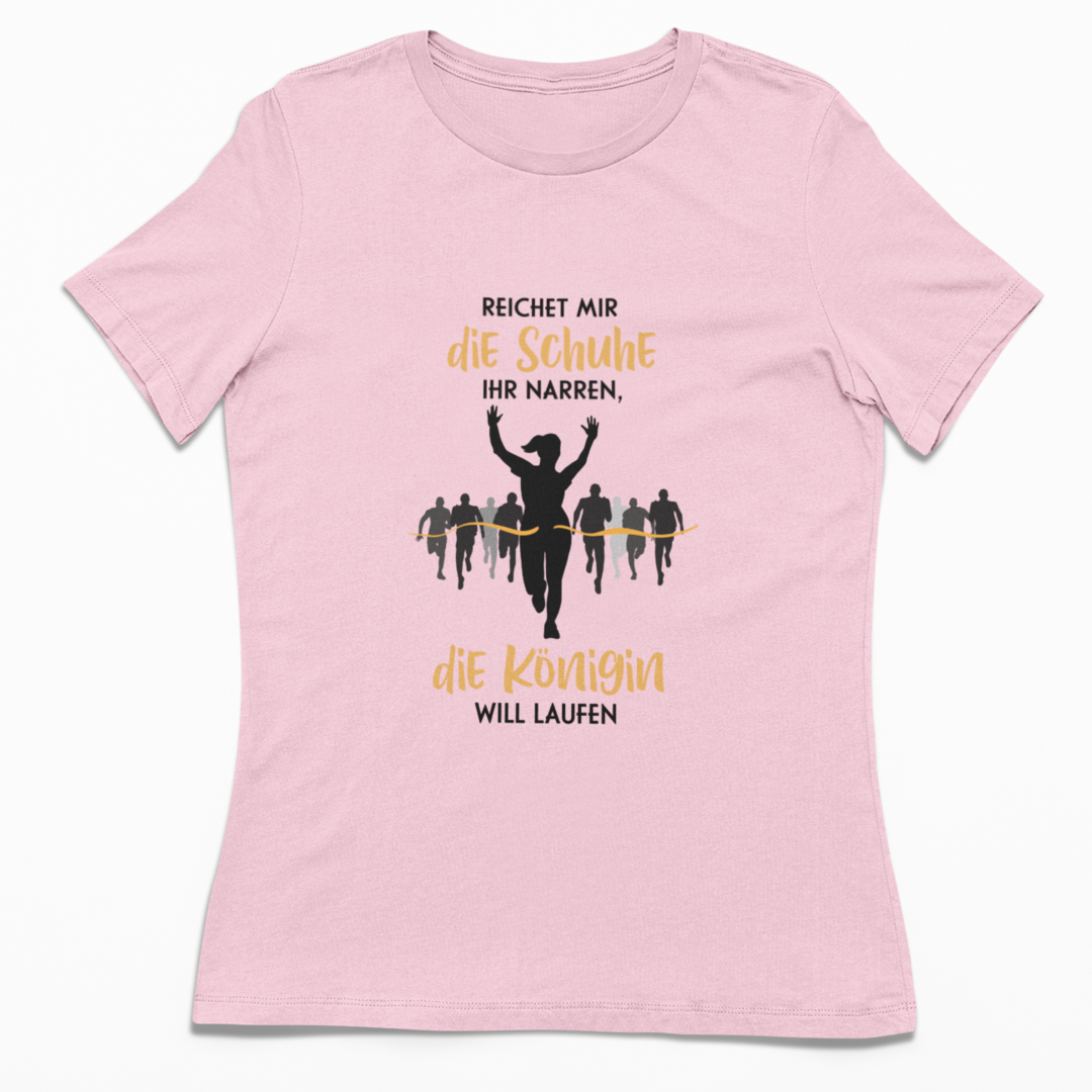 Reichet mir die Schuhe | Damen 100% Bio T-Shirt (tailliert)