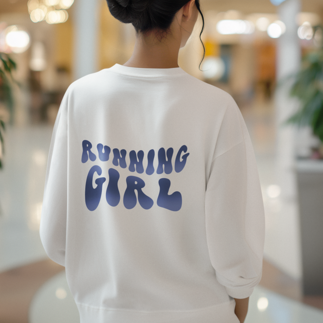 Running Girl Sweatshirt Unisex