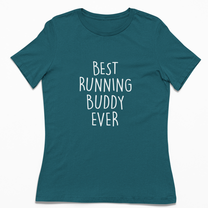 Best Running Buddy Ever | Damen Premium Organic T-Shirt