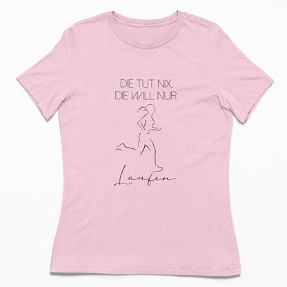Die tut nix, die will nur Laufen | Damen Premium Organic T-Shirt