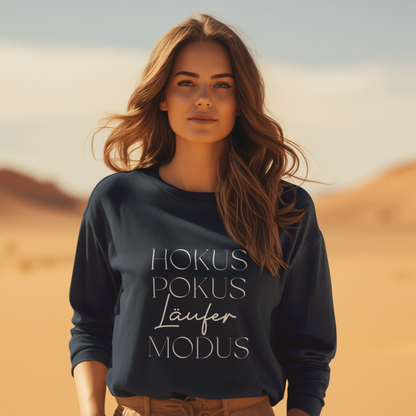 Hokus. Pokus. Läufer Modus. Sweatshirt Unisex