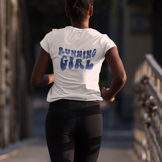 Running Girl | Damen Premium Organic T-Shirt