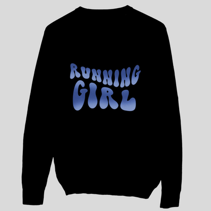 Running Girl Sweatshirt Unisex
