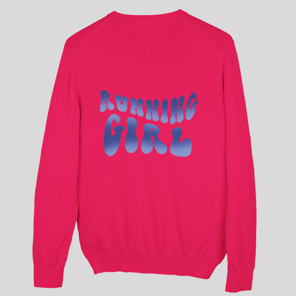 Running Girl Sweatshirt Unisex