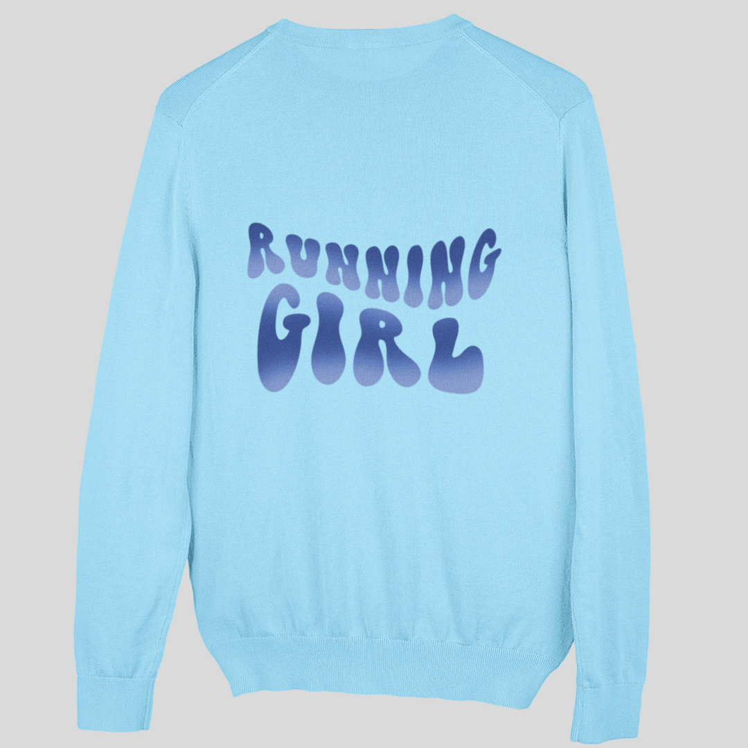 Running Girl Sweatshirt Unisex