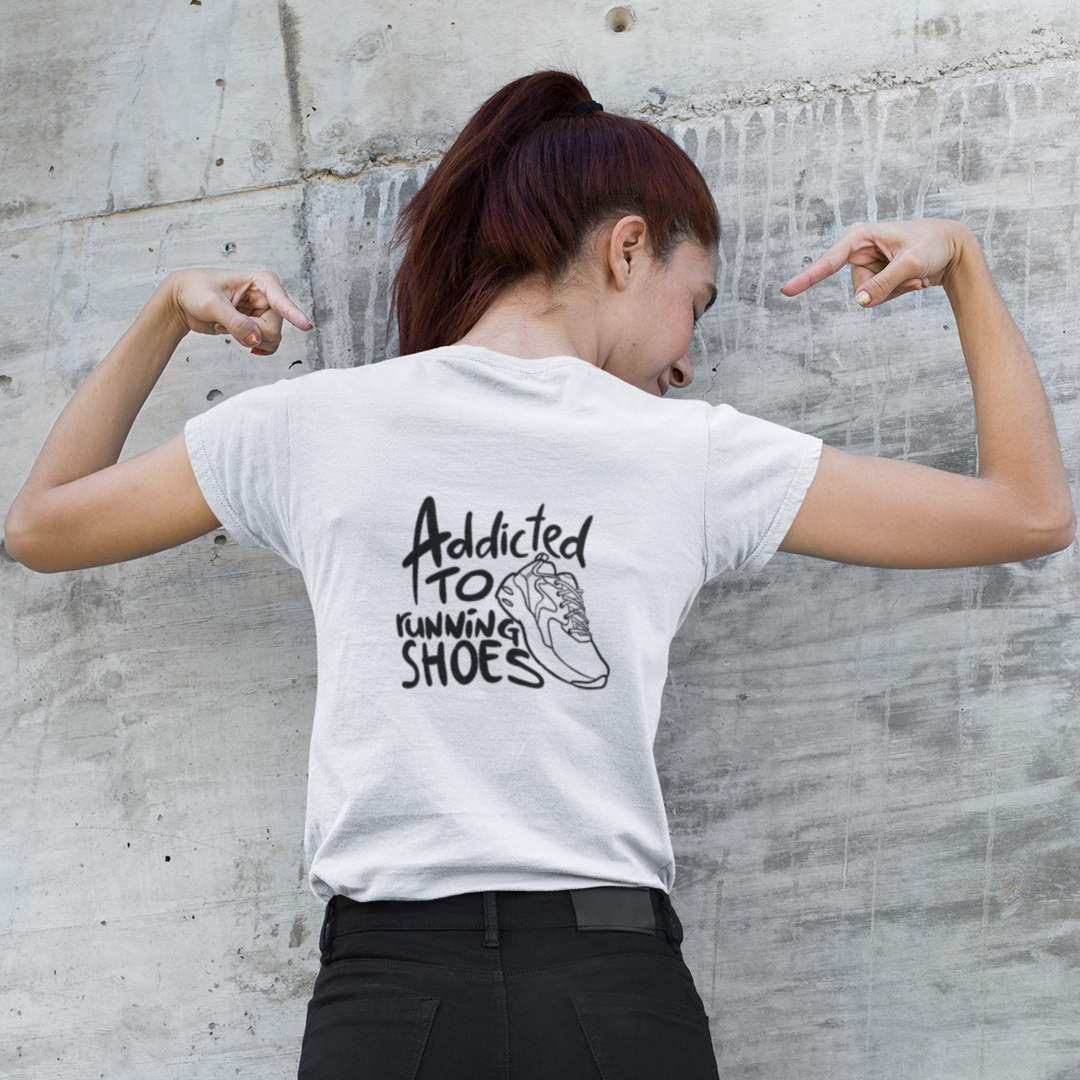 Addicted to running shoes | Damen Premium Organic T-Shirt