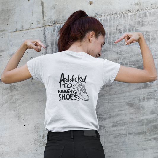 Addicted to running shoes | Damen Premium Organic T-Shirt
